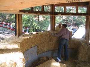 Image result for Strawbale construction